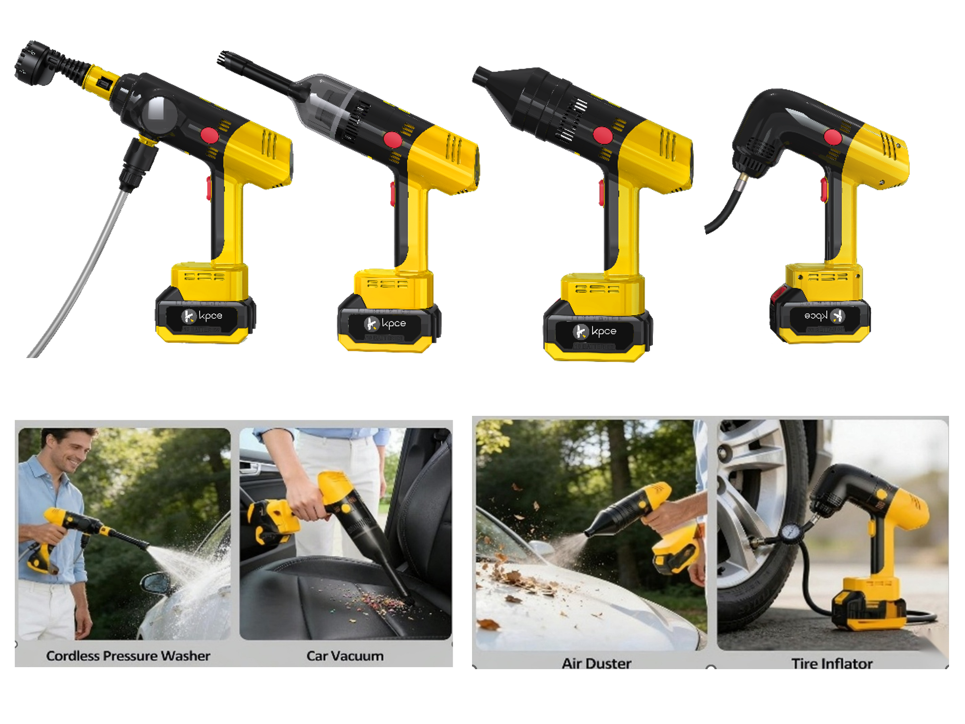Power tools in use